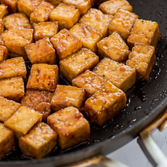 Easy Teriyaki Tofu Recipe - Recipe photo by George Ahmed