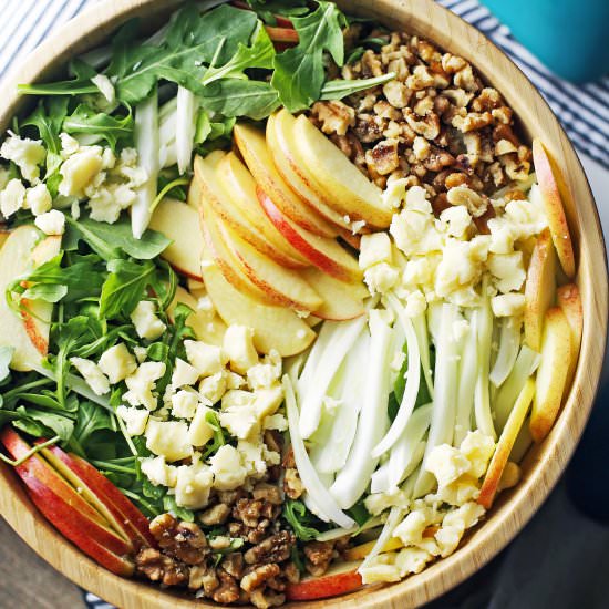 Apple Fennel Arugula Salad - Recipe photo by Yay For Food