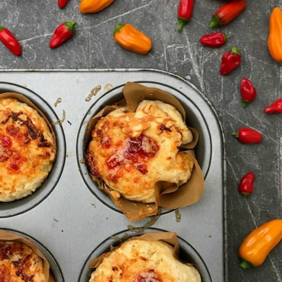 Cheese Muffins with Chilli Jam - Recipe photo by tastebotanical