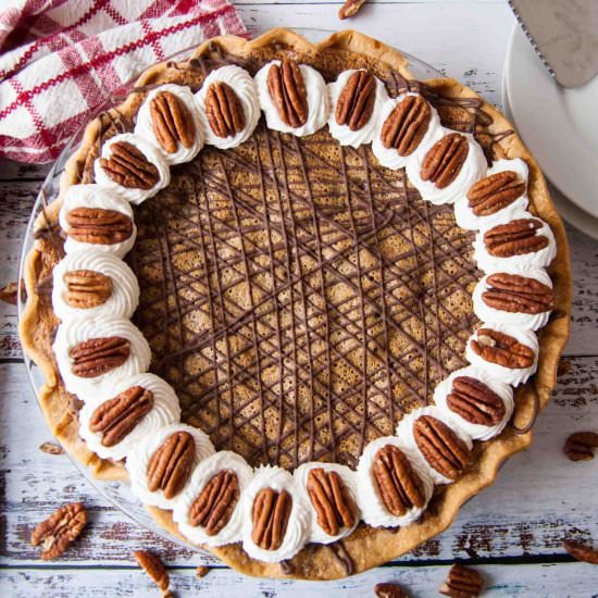 Chocolate Pecan Pie - Recipe photo by Bakin Care of Business