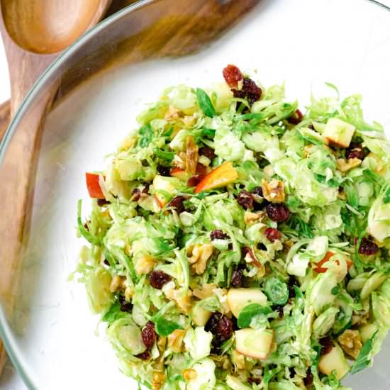 Brussel Sprouts Salad - Recipe photo by TheDeliciousSpoon