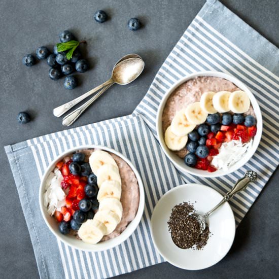 Berry Chia Breakfast Bowl - Recipe photo by Jennifers Kitchen