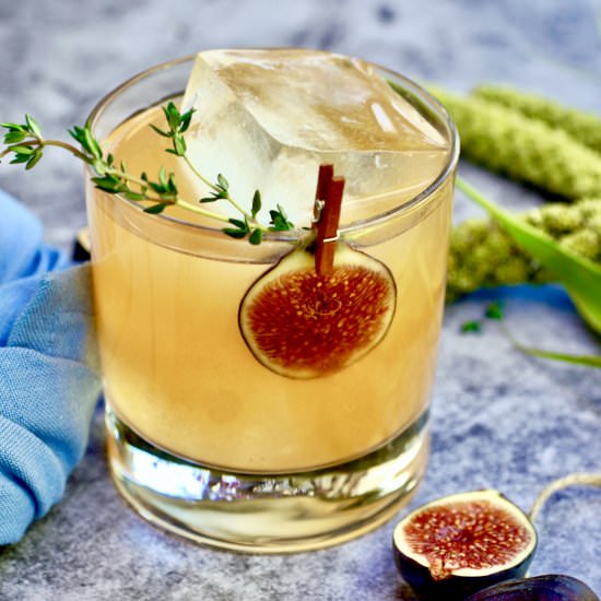 Fall Smash Cocktail - Recipe photo by simmerandsauce
