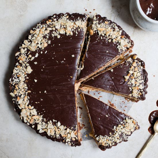Triple threat chocolate tart - Recipe photo by cherryonmysundae