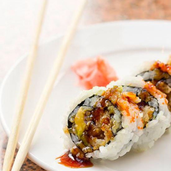 shrimp tempura roll - Recipe photo by AlyssaDay