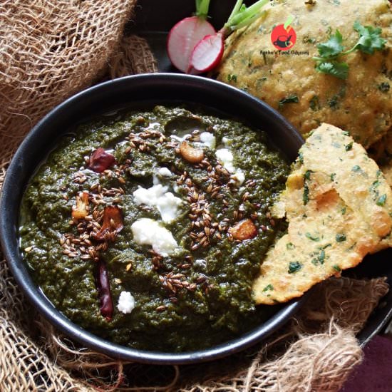 Punjabi Sarson ka Saag - Recipe photo by anshusfoododyssey