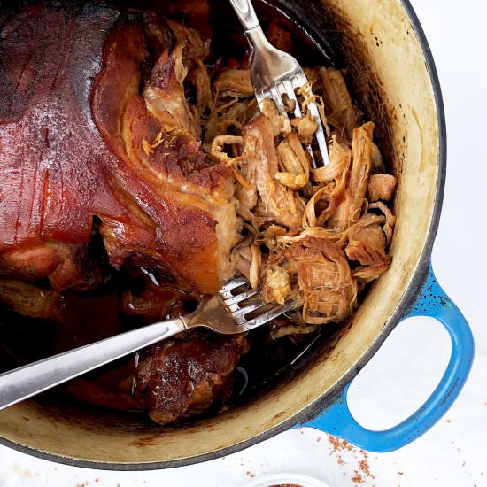 Oven Slow Cooked Pulled Pork - Recipe photo by Allkitchencolours