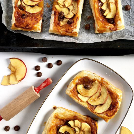 Puff Pastry Apple Tarts - Recipe photo by Allkitchencolours