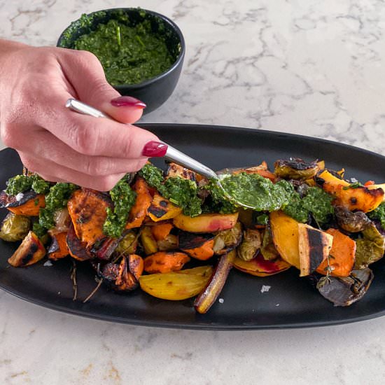 Jeweled Root Vegetables with Chermo - Recipe photo by SevenSpiceLife