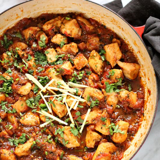 Karahi Chicken - Recipe photo by ChocolateChillies
