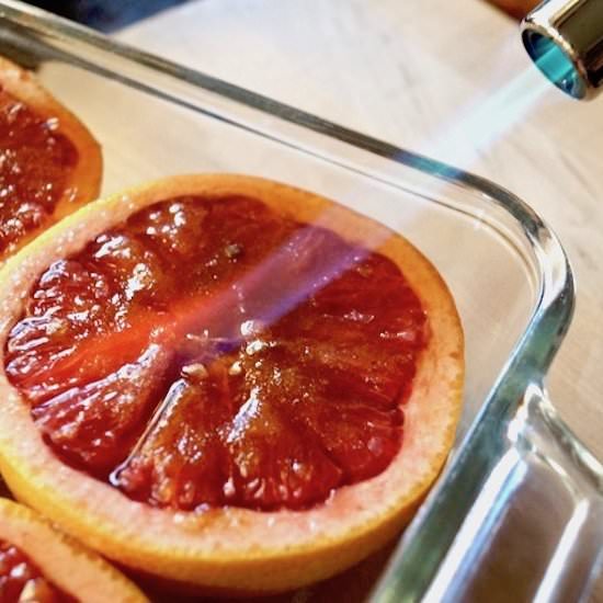 Grapefruit Brûlée - Recipe photo by cookingontheweekends