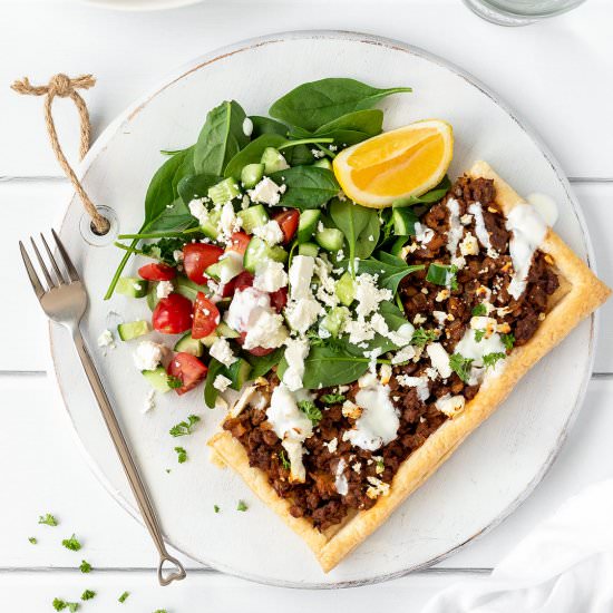 Greek Lamb Tart - Recipe photo by Your Ultimate Menu
