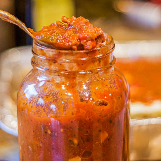 Easy Instant Pot Spaghetti Sauce - Recipe photo by HIldaskitchenblog