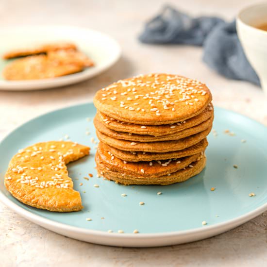 Champurradas Sesame Seed Cookies - Recipe photo by ATasteforTravel