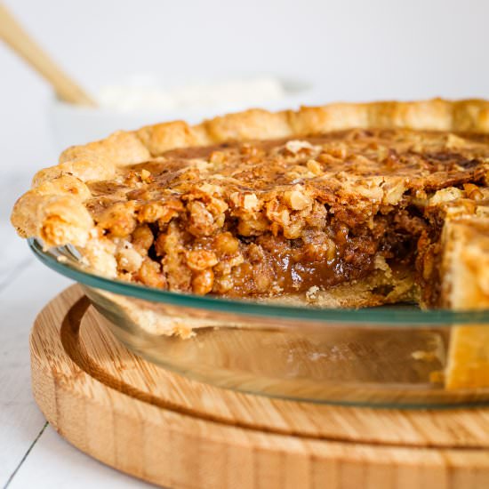Honey Walnut Pie - Recipe photo by Everyday Pie