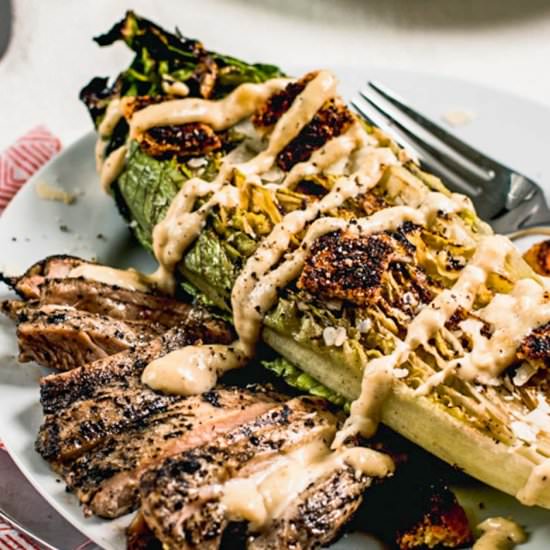 Grilled Chicken Caesar Salad - Recipe photo by Easy Chicken Recipes