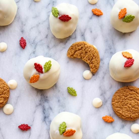 Three Ingredient Gingersnap Truffle - Recipe photo by KrazyKitchenMom
