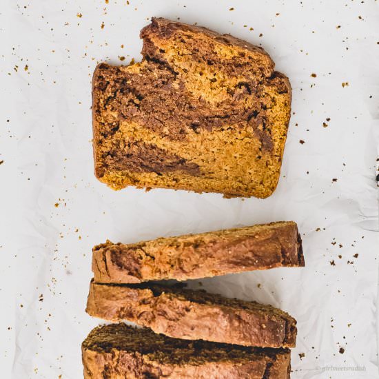 Vegan Pumpkin Bread - Recipe photo by girlmeetsradish