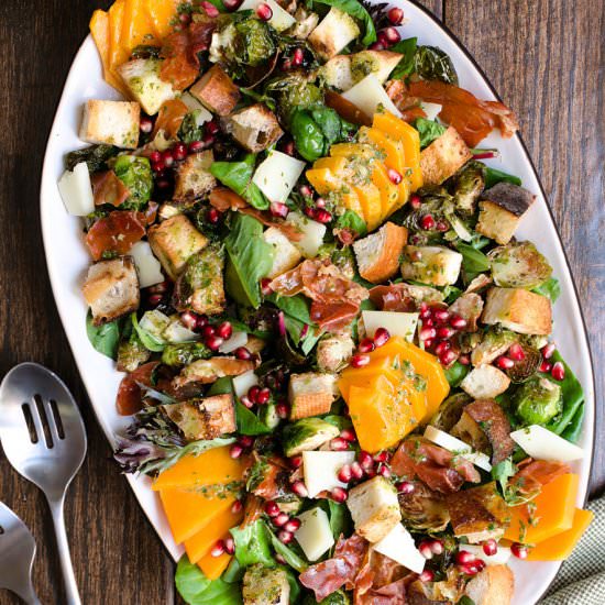Winter Panzanella - Recipe photo by cherryonmysundae