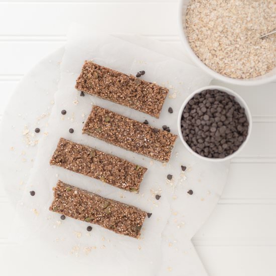Healthy Homemade Granola Bars - Recipe photo by Nick and Alicia