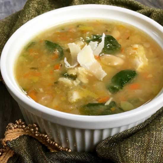 Leftover Turkey & White Bean Soup - Recipe photo by angelatempest