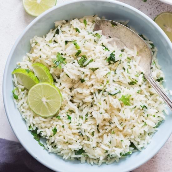 Cilantro Lime Rice - Recipe photo by currytrail