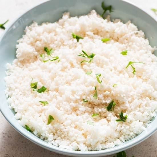 How To Make Cauliflower Rice - Recipe photo by currytrail