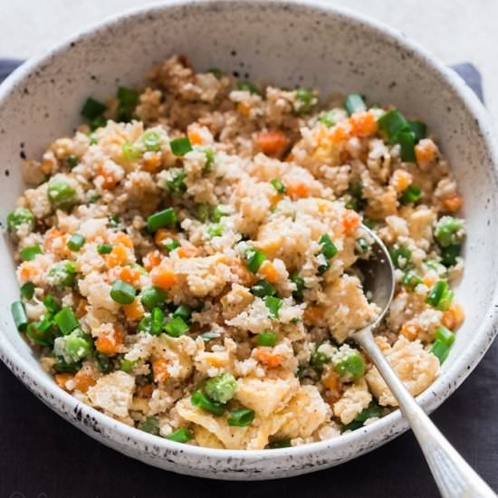 Low Carb Cauliflower Fried Rice - Recipe photo by currytrail