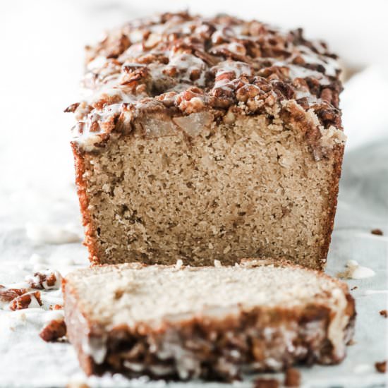 Gluten-Free Pear Bread - Recipe photo by thisbakinglifeblog