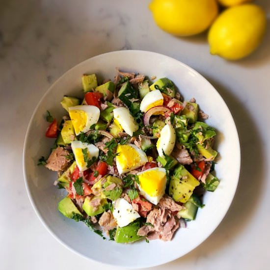 Tuna Avocado Egg Salad - Recipe photo by TamarindnThyme