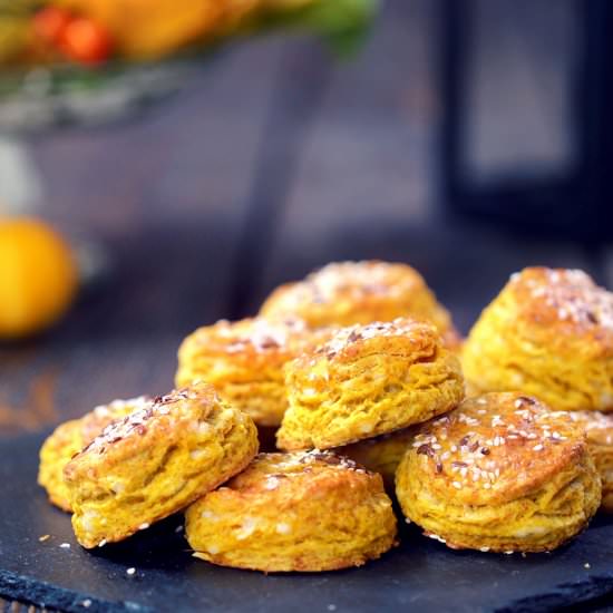 Pumpkin Biscuits - Recipe photo by Home Cooking Adventure