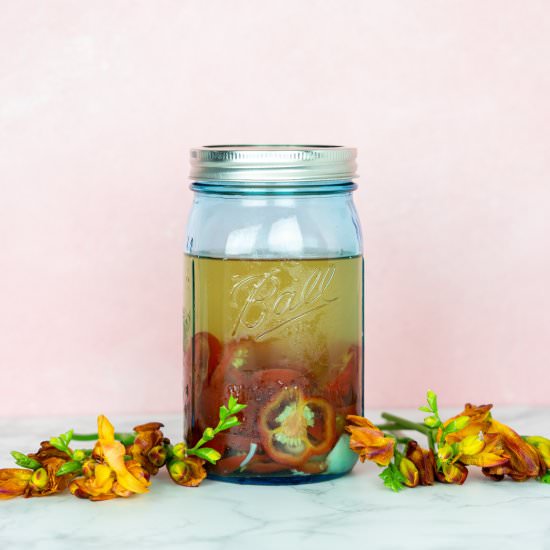 Pickled Calabrian Chiles - Recipe photo by leisurefanclub