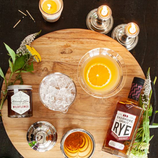 Skinny Rye Crush Made with Honey - Recipe photo by waxingkara