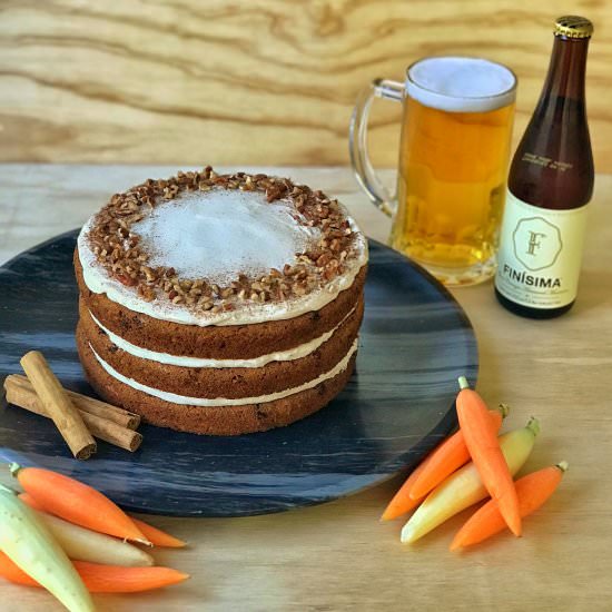 Ale Carrot Cake - Recipe photo by The Royally Baked