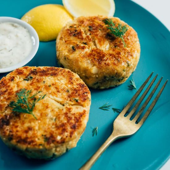 Gluten-Free Crab Cakes - Recipe photo by dishonfish