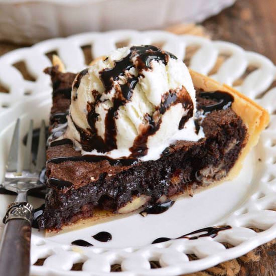 Brownie Pie - Recipe photo by WillCookForSmiles