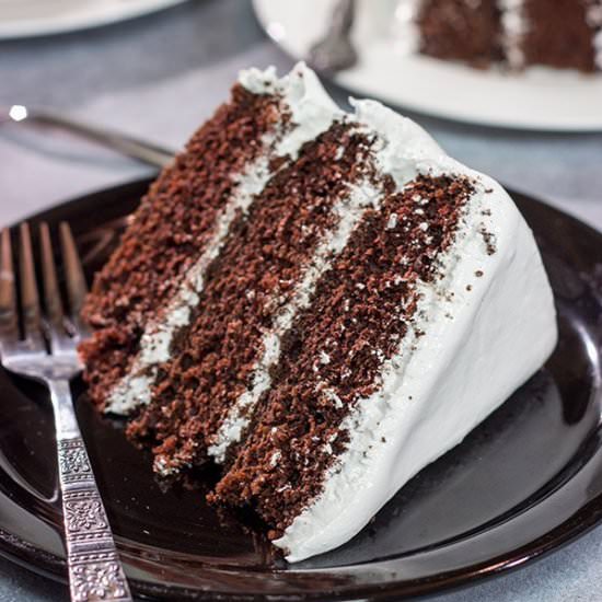 Devil’s Food Cake - Recipe photo by spicedblog