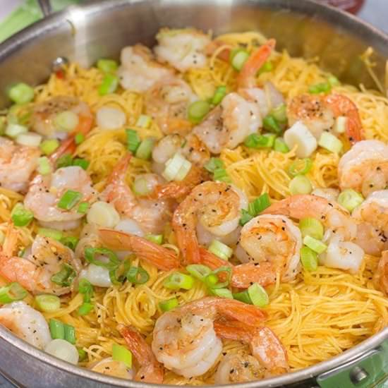 Bang Bang Shrimp Pasta - Recipe photo by spicedblog