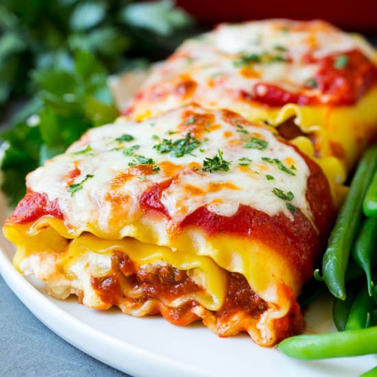 Lasagna Roll Ups - Recipe photo by dinneratthezoo