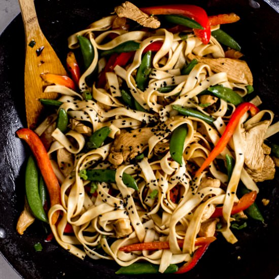 Take Out Style Chicken Lo Mein - Recipe photo by AimeeMarsLiving