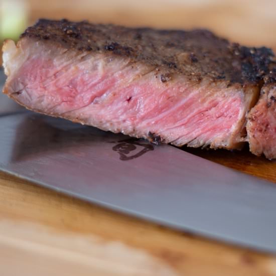 How to Reverse Sear a Steak - Recipe photo by DadGotThis