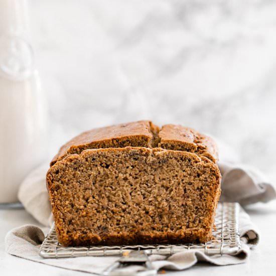 Healthy Vegan Banana Bread - Recipe photo by eatwithclarity