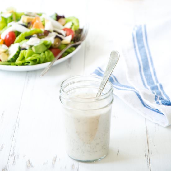 Creamy Vegan Dill Dressing - Recipe photo by Jennifers Kitchen