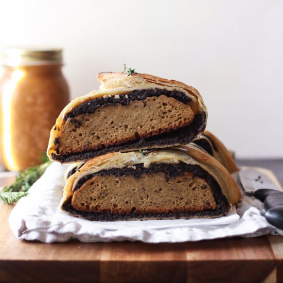 Vegan Seitan Wellington - Recipe photo by zenandzaatar