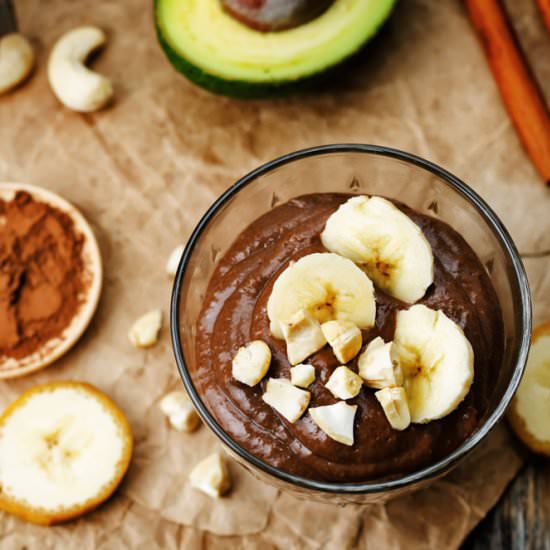 Surprise Vegan Chocolate Pudding - Recipe photo by waxingkara