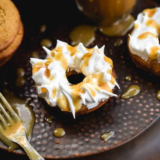 Meringue Frosted Butterbeer Donuts - Recipe photo by SincerelyTori