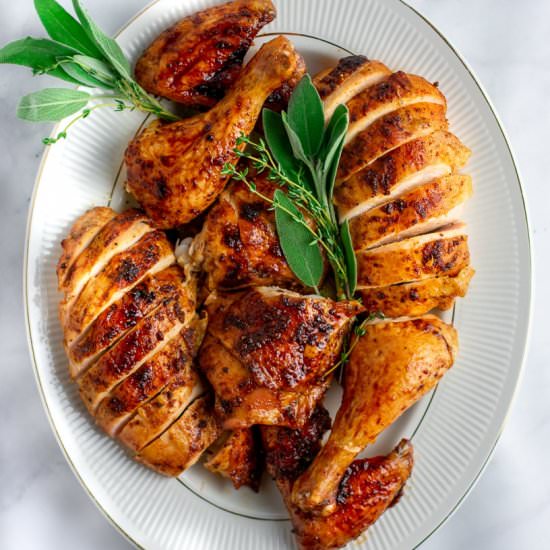Thanksgiving Roast Chicken - Recipe photo by American Home Cook