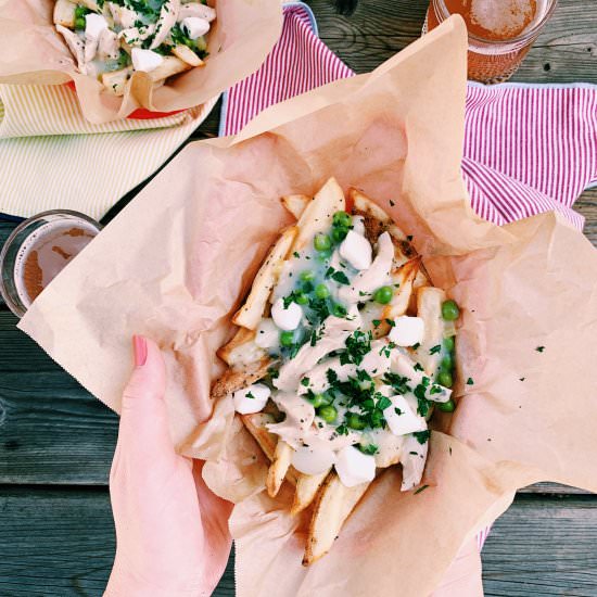 Chicken Pot Pie Poutine - Recipe photo by thefigjar