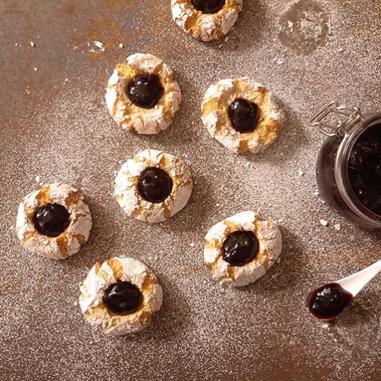 Amaretti Thumbprints - Recipe photo by 2pots2cook