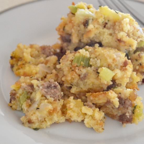 Cornbread Stuffing - Recipe photo by thisdelicioushouse